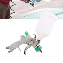 HVLP Spray Gun Set 600ml Aluminum/Stainless Steel Adjustable Atomization