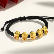 Chinese New Year Red String Bracelets Chinese Zodiac Animal Charm Bracelet New Year Jewelry Gifts For Women Men elastic bracelet string kit, 1PCS