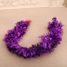 Christmas Tinsel Garland for Tree, Shiny Metallic Holiday Decoration Strips, Compatible with Xmas Tree, Mantel, Doorway & Party Décor