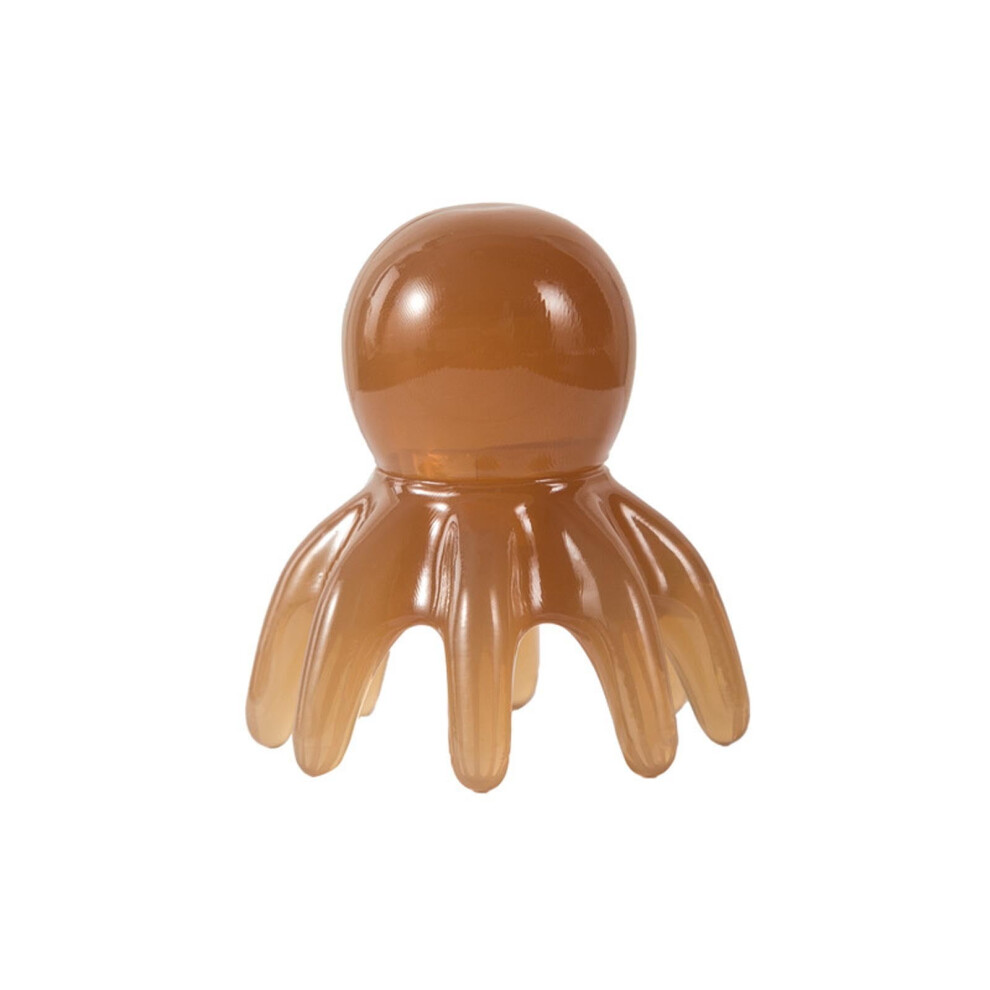 8-Prong Resin Head Massage Comb for Scalp Acupressure & Meridian Stimulation, Portable Stress Relief Scraper â Home Use
