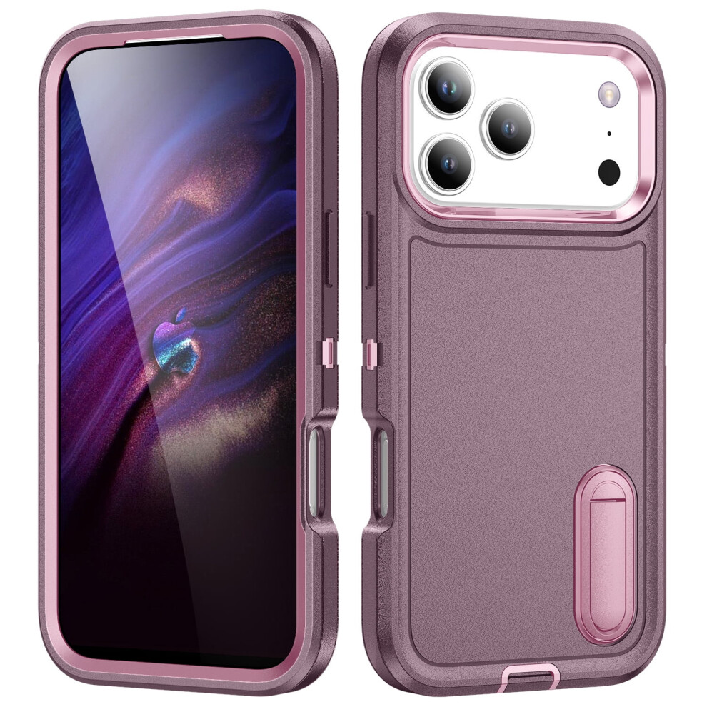 Kickstand Case For Compatible With Iphone 17 Pro Â Shockproof, Dropproof, Slim & Rugged, Pocket-Friendly, Built-In Kickstand 9159796081807