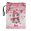 Washable Polyester Book Sleeve Protector Pouch – Lightweight Textbook Organizer with Heart-Shaped Cat Pattern 1
