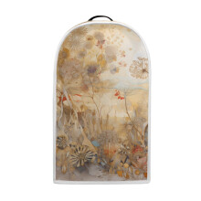 Top Handle Kitchen Accessories Easy to Clean Foldable Mixer Cover with Thickened for Kitchen Use, Lush Floral Arch Painting