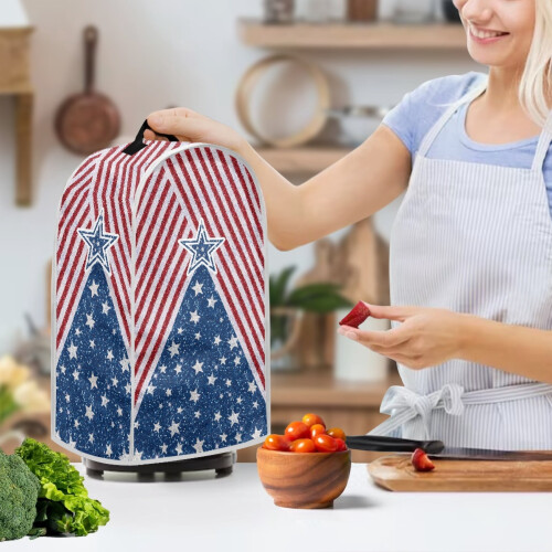 US Flag Star-Stripe Variation Mixer Cover for Kitchen Home Reusable 2
