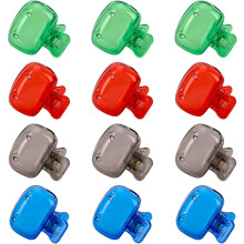12Pcs Toothbrush Head Covers, Travel Protector Caps Compatible with Standard Brushes, Multi-Color