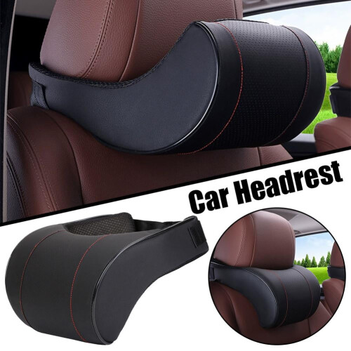 Car Headrest Pillow Sponge Travel Sleeping Head Neck Support Adjustable Pillow,, 2