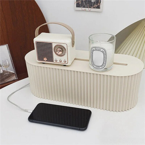 Plug Board Storage Box Cable Wire Organizer Case Socket Wireless WiFi Router Desktop Data  Plug Holder Shelf, 1