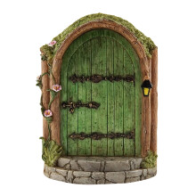 DIY Miniature Fairy Garden Doors – Enchanted Tree Decor Kit for Kids, Weatherproof, Non-Toxic Paint, Pre-Cut Wood