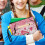 Washable Polyester Book Sleeve Protector Pouch – Lightweight Textbook Organizer with Heart-Shaped Cat Pattern 5