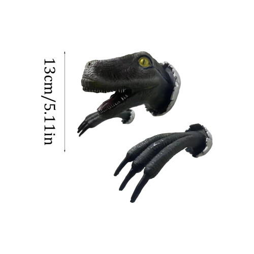 3D Dinosaur Wall Sculpture - Lightweight Resin Bust, 1 Piece 1