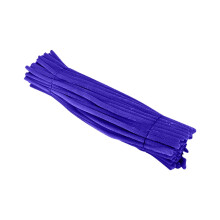 100 Pcs Black & Pastel Candy Color Pipe Cleaners (Chenille Stems) for DIY Arts, Crafts & Decor – Compatible with Standard Craft Projects