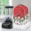 Snowman Musical Note Pattern Easy to Clean Food Processor Cover for Kitchen Counter Polyester, Reusable, Multifunctional 5