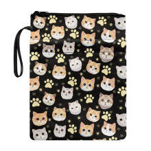 Book Protector Book Cover Carrying Case Polyester Book Protection Book Sleeve Protector with Lightweight for Paperbacks Notebook Book