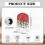 Snowman Musical Note Pattern Easy to Clean Food Processor Cover for Kitchen Counter Polyester, Reusable, Multifunctional 6