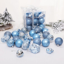 28 Pcs Pink 2.15" Shatterproof Christmas Ball Ornaments, Extra Large Outdoor Tree Decorations