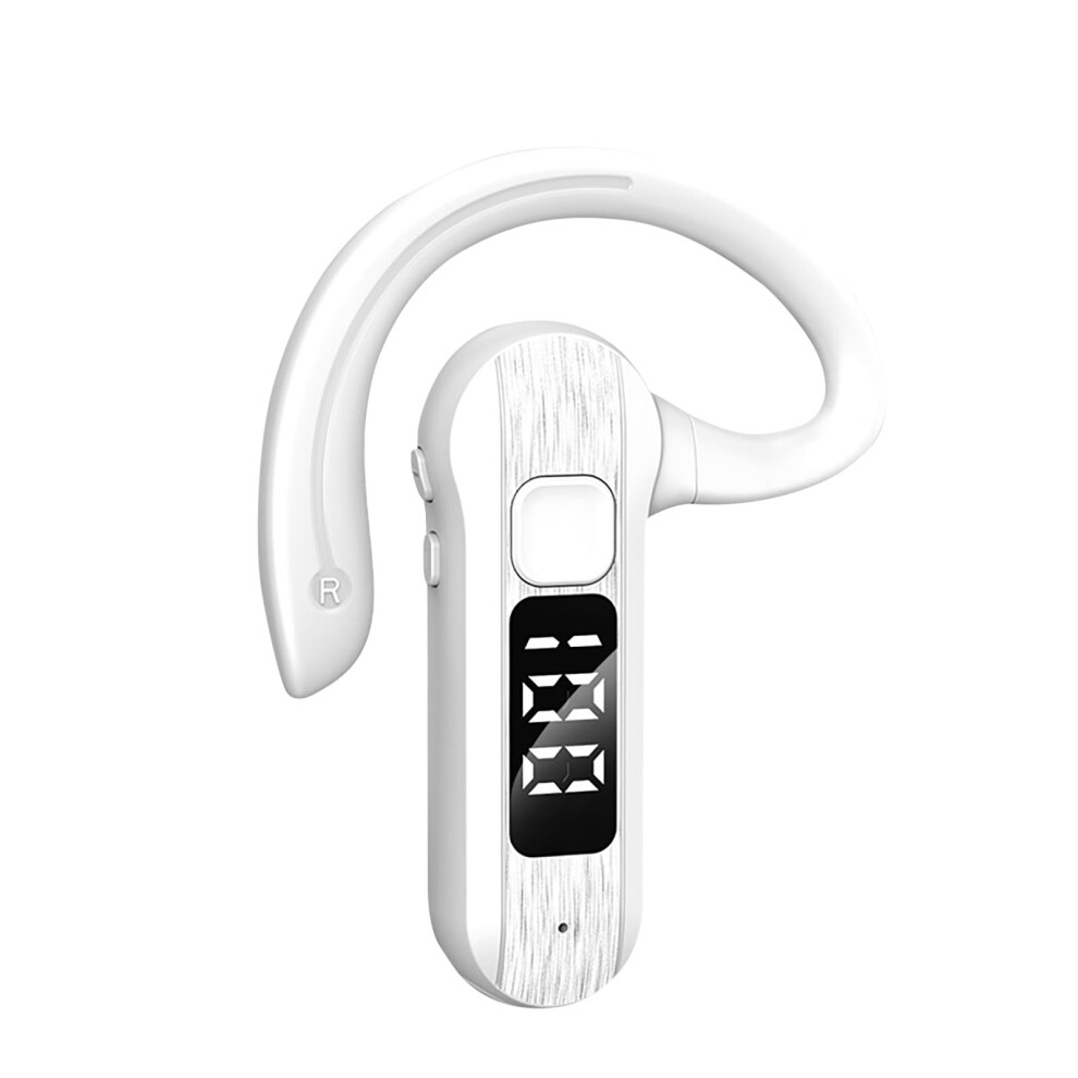 Bluetooth Headset Wireless Bluetooth Earpiece Single Ear Voice Control Answer Earphones For Cell Phone With Noise Cancelling Microphone For Driving 9009879567257