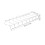 Stainless Steel Dish Rack with 8 Compartments for Plates and Bowls Silver Storage Solution 8