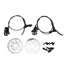 Hydraulic Disc Brake System For Bicycle Dual Piston Forged Caliper Body Aluminum Alloy Automatic Return Function Ergonomic CNC Handle Light Weight