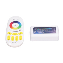 LED-strimmel Fjernbetjening Trådløs RF-controller Flerfarvet LED-strimmel Jævn dæmpning Forprogrammerede effekter Omfattende brug Hurtig chip