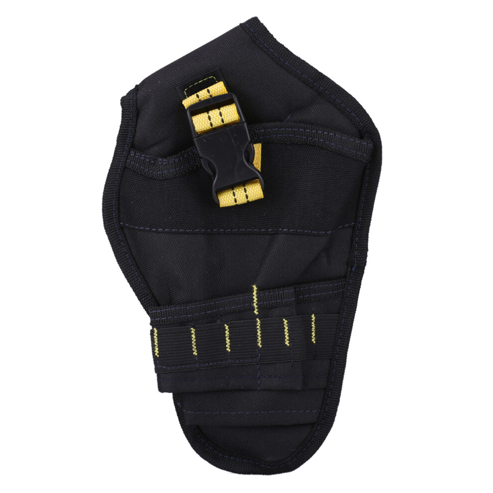 Electrician Drill Holster With Bit Pouch Set, Compact Impact Drill Holder With Tool Belt Integration And Wear Resistant600d Fabric Finish 9357860485920