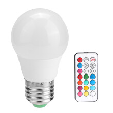 Battery-Powered LED Tea Lights RGB LED Light Bulb Color Changing with Remote16Colors Dimmable Effects Mood Lighting for Home Bar Restaurant