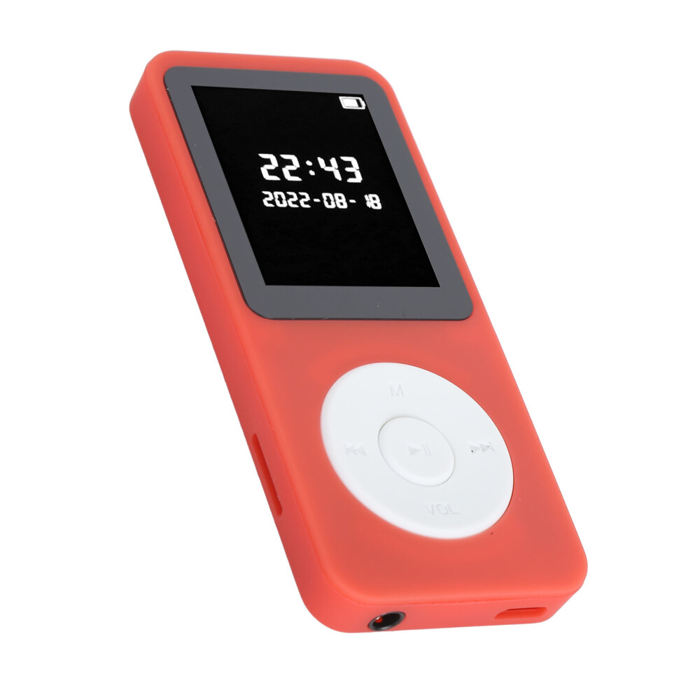Bluetooth Mp3 Player With 16Gb, 1.77" Lcd, Hd Speaker, Red 4661393368953