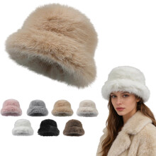 Winter Hat with Ear Cozy Thickened Fisherman Cap for Girls Outdoor Cold Weather