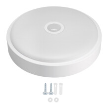 Plafoniera moderna con sensore di movimento, lampadina a LED ricaricabile, antipolvere e antizanzare, ideale per camera da letto, bagno e lavanderia.