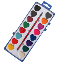 Mini Watercolor Paint Set Portable Palette 16 Grids
