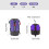 Camping Sleeping Bag Compression Stuff Sack Waterproof Storage Bag Camping Storage (Purple) 2