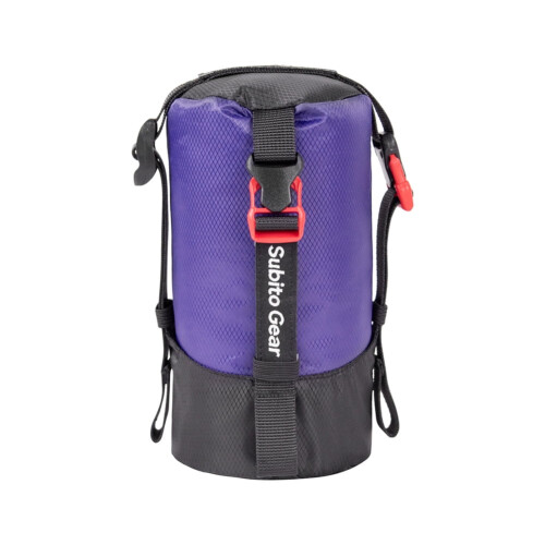 Camping Sleeping Bag Compression Stuff Sack Waterproof Storage Bag Camping Storage (Purple) 2