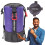 Camping Sleeping Bag Compression Stuff Sack Waterproof Storage Bag Camping Storage (Purple) 5