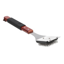 Anti-Slip BBQ Brushes for Grill Cleaner Wood Red