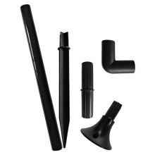 LABSERRON Ground Light Stakes Solar Light Stake Black ABS 1 Set