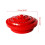 ROCKROK 100pcs Hole Drill Bit Storage for Case Holder Round Shape Hard Plastic Organizer 5