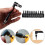 L-shaped 1/4 Socket Wrench Hexagonal Screwdriver Bit 90 Degree Double Head Handle Wrench with 10pieces Screwdriver Bits 2