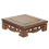 Wood Flower Pot Base Light Brown 1 Pair 4.8x4.8in 4