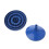 ROCKROK 100pcs Hole Drill Bit Storage for Case Holder Round Shape Hard Plastic Organizer 6