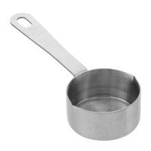 Stainless Steel Measuring Spoon Scoop Sauce Spoon 1/ 4 Cups 60ml Spoon for Ramen Tempura, Feeding Pets Cat