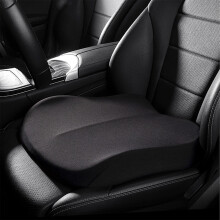 Adult Booster Car Seat Cushion, Wedge Memory Foam Pad for Driving Seat, Compatible with Most Cars