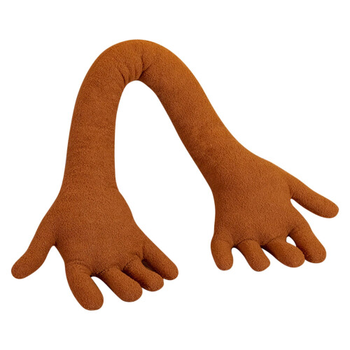Soft Body Pillow – Super Soft Long Plush Pillow, Neck & Side Sleeper Support, Funny Hand Design, Compatible with Sofa Bed