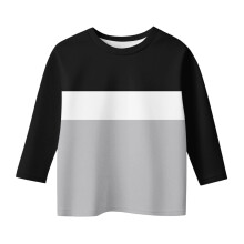 Thermal Plain Brunch Tshirts for Kids Girl Boy Fall Winter 3/4 Length Sleeve Crewneck Spandex Tops Shirts Child 2026 Clothes Country Concert 7 Years