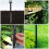 LABSERRON Ground Light Stakes Solar Light Stake Black ABS 1 Set 7