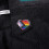 SUNRI enamel pin safe space trans flag ally badge 3
