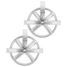 2Pcs Wall Clothes Dryer Pulley Iron Clothes Drying Strap Pulley for Shirts Jackets Blankets