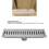 12 Inch Rectangular Stainless Steel Shower Drain | Odor Proof, Rustproof Bathroom Floor Drain 5