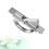 Tatami Cabinet Handle Hidden Grip Pull Silver 2 pcs 3