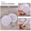 6pcs Miniature Doll House Decorative Plate Model Plastic Plate Model Doll House Tableware 4