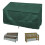 PE Multi-Person Bench Cover Waterproof Sunproof Dustproof Cover with Drawstring 4