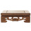 Wood Flower Pot Base Light Brown 1 Pair 4.8x4.8in 8